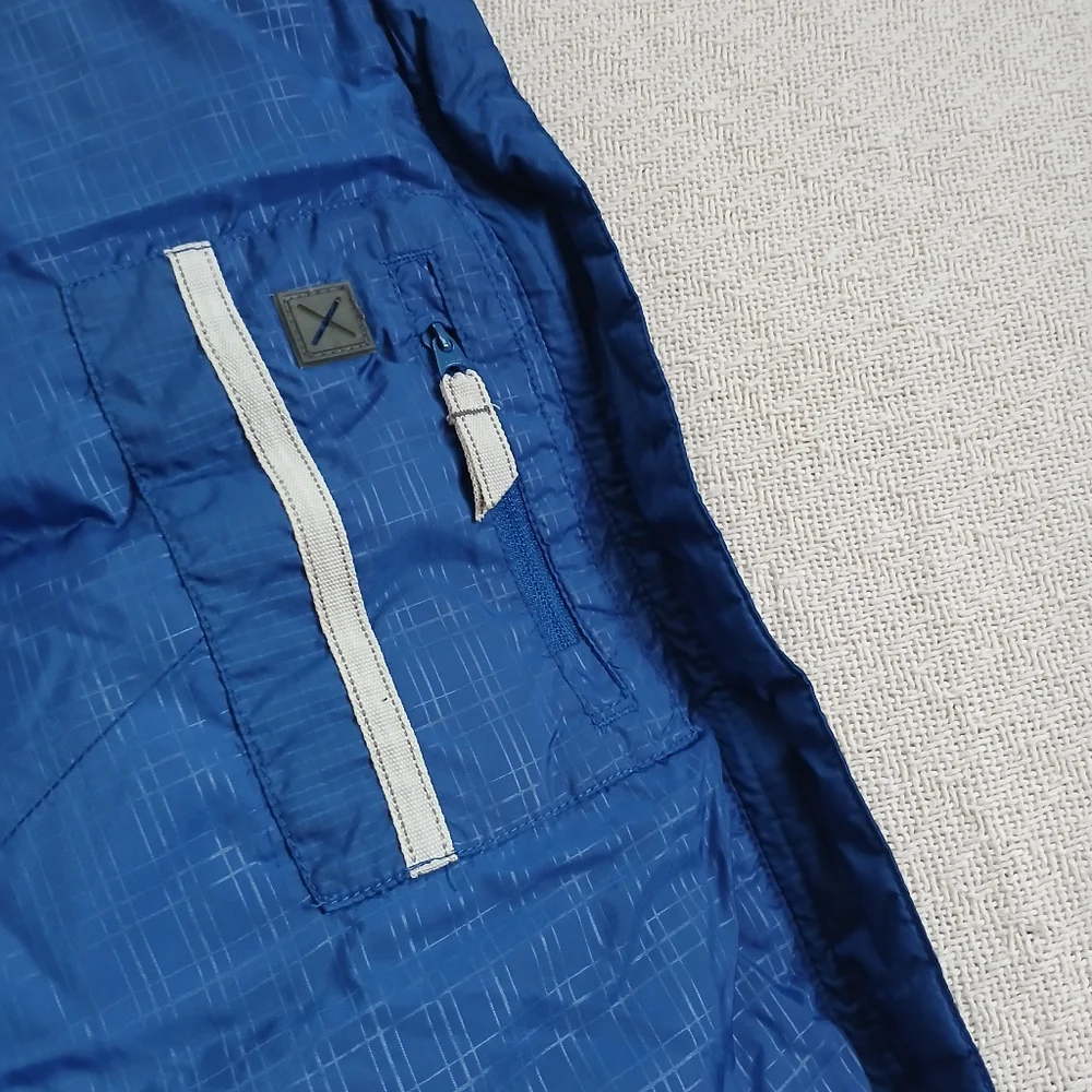 lands end ♡ down feather blue vest mens xl puffer cavin core winter gorpcore